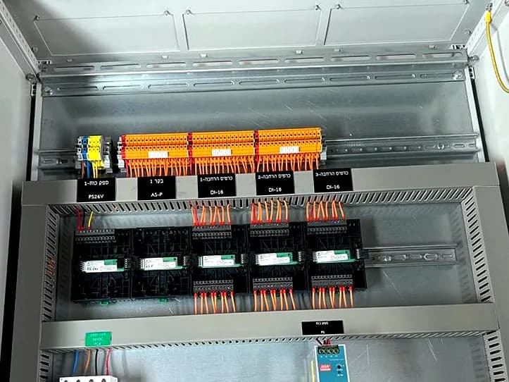 Inspection zone — completed cabinet under review